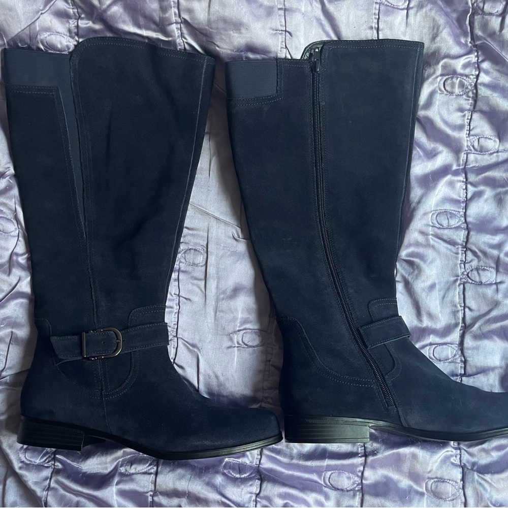 Elegant Black Knee-High Women's Boots